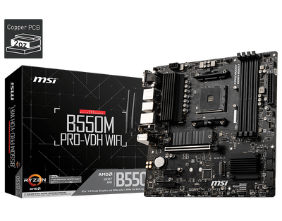 MSI B550MPRO-VDHWIFI Motherboard