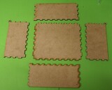 Laser Lidded Box Bottom Parts