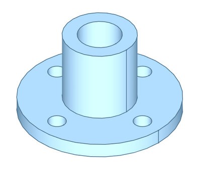 Small 6mm Flange-Body